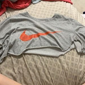 COPY - Gray Nike crop top.